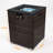 Wicker Fire Pit With Glass Wind Guard