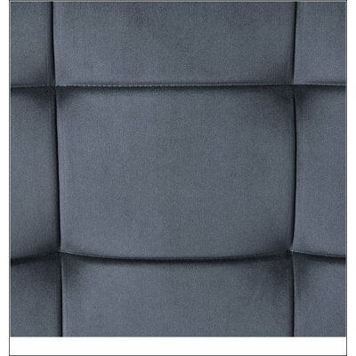Repose-pieds rectangulaire gris et gris sable