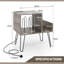 Campbelltown Engineered Wood Free Standing Magazine Rack