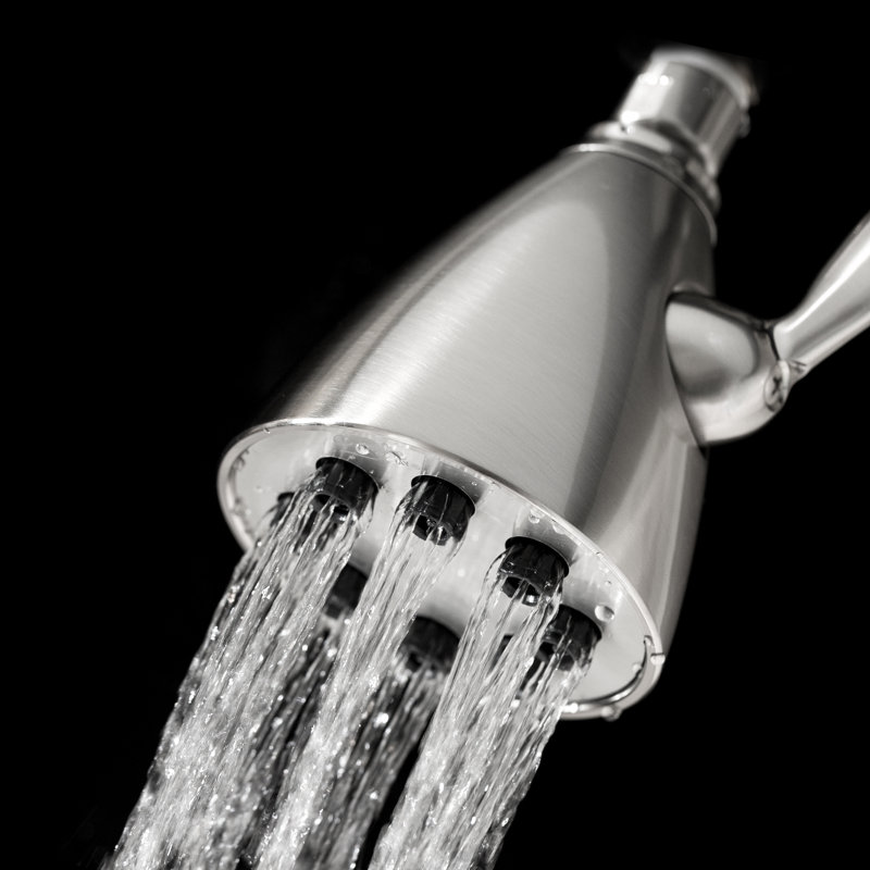 JetStream Adjustable Shower Head 2.5 GPM GPM, Brushed Satin Nickel