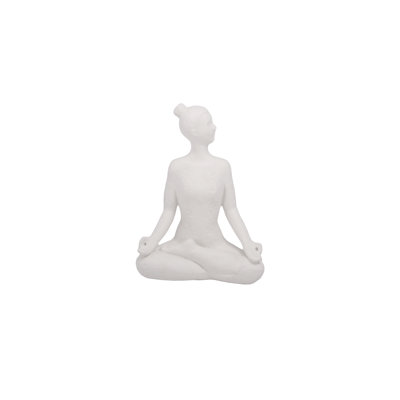 Ceramic Lady Figure White