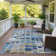Machine Washable Indoor/Outdoor Molewski ACN2349 Abstract Rug