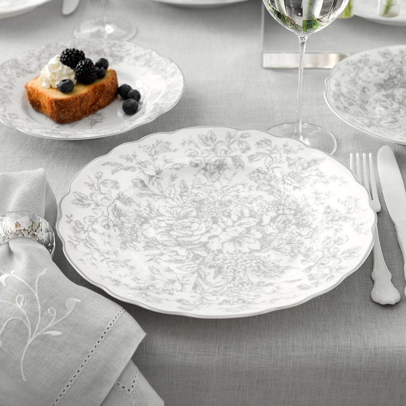 Assiette à salade ou à dessert en porcelaine 8 po Martinelli Natur