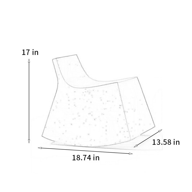 Chaise berçante élégante en PRF, Jaune