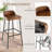 Starcena Counter Stool with Iron Frame-1902245952