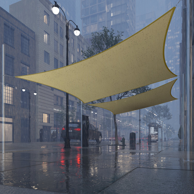 Voile d'ombrage imperméable Royal Shade, l 10 pi x P 10 pi, Beige