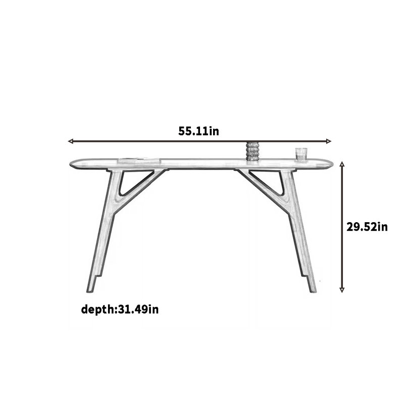 Legler, H 29,5 po x L 55,11 po x l 31,49 po