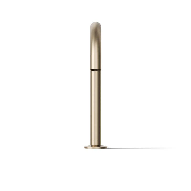 Components Deck-Mount Bath Spout With Tube Design, Bronze