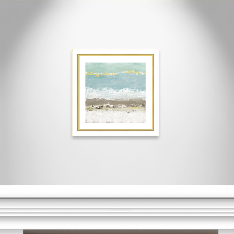Cadre photo Avgerinos «Peaceful Reverie», Cadre blanc, H 25,75 po x l 25,75 po x P 1,13 po