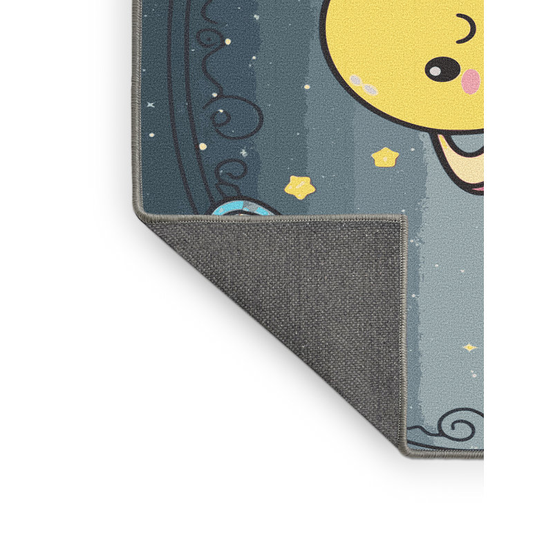 Tapis pour enfant Annamat Space Planets Astronauts, Rectangulaire 2 pi x 3 pi
