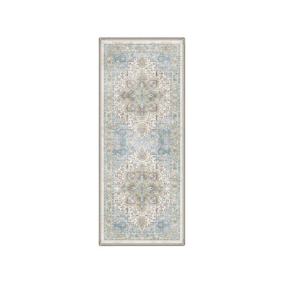 Roehit Oriental Performance Machine Washable Hallway Runner