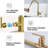 High Arc Single Handle Stainless Steel Kitchen Sink Faucet With Soap Dispenser Pull-Down Sprayer Faucet, 1 Or 3 Holes-113991224