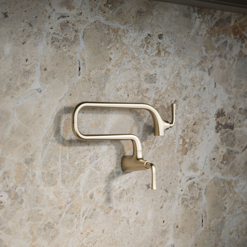 Robinet remplisseur mural Graze, Bronze