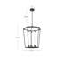 Delphine 5 - Light LED Chandelier-63491979-63491977