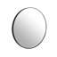 Grand miroir rond noir de 24 po-1810686349