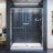 Infinity-Z 60" W x 74.75" H Framed Sliding Shower Kit-1088788739-1088788724