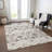 Machine Washable Indoor/Outdoor Cicel ACN1155 Ivory Rug-100248155