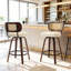 Tabouret de bar pivotant en similicuir de 25,59 po Cicero-434283658-434283652