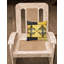  Coussin Fleur de lis 14 po