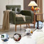 Faux Leather Armchair-1687917318