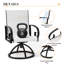 Patio Dining Set with  Aluminum Dining Table and Sunbrella Swivel Rocking Dining Chairs (Set of 7)-112292496-112292497
