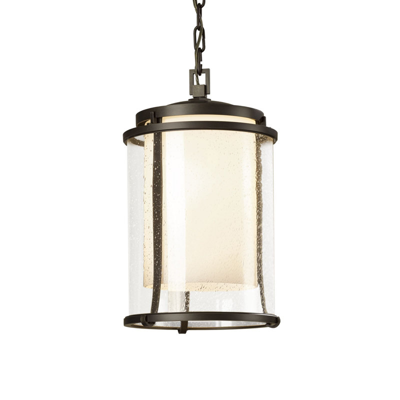 Meridian 1 - Bulb 15.7" H Mains Only Outdoor Hanging Lantern, Coastal Dark Smoke