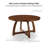 Allijah 54" Solid Wood Round Dining Table-783743069