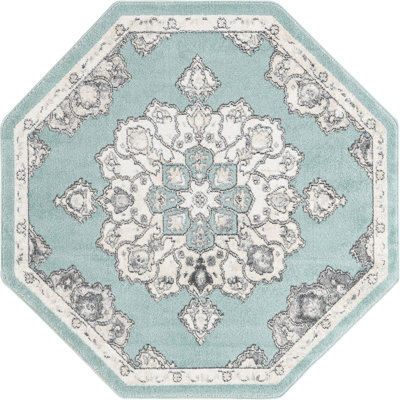 Tapis bleu traditionnel Traditional Troayurgh