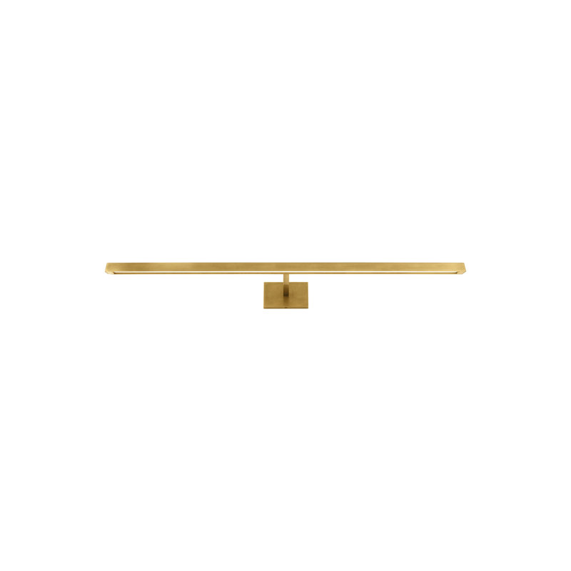 Dessau Dimmable LED Wall Mounted Picture Light, Natural Brass