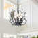Juleeanna 18" Modern Firefly Chandelier 3 - Light Dimmable with Hanging Chain