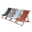 Graydon Reclining Folding Deck Chair with Cushion-37214403