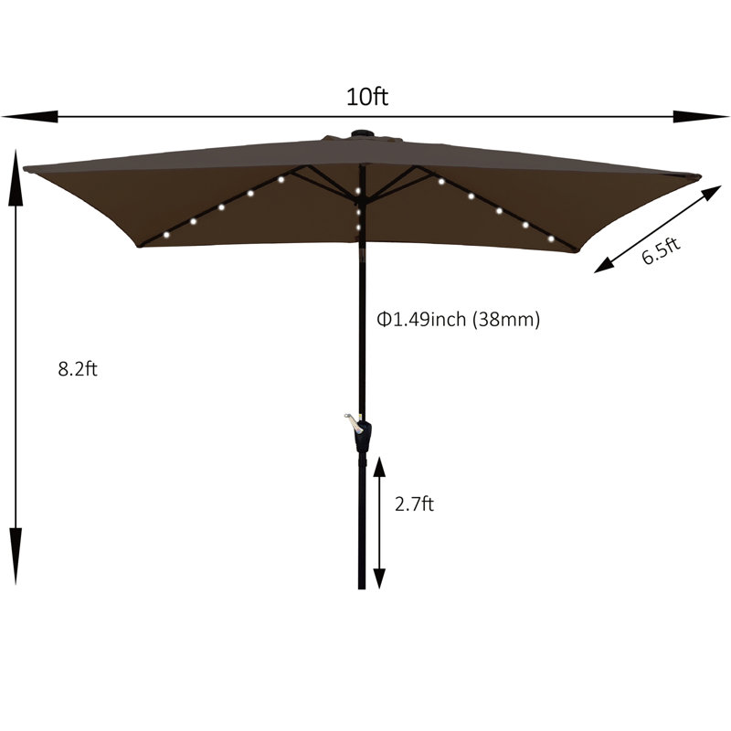 Rectangular Patio Umbrella