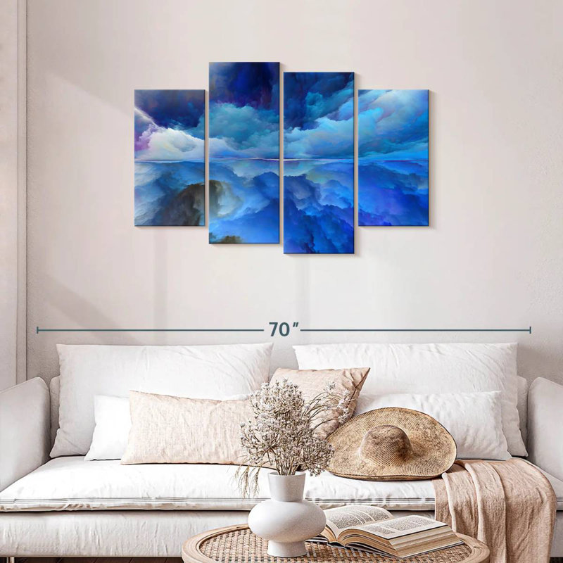 Avery Abstract Sky, 27" H x 43" W