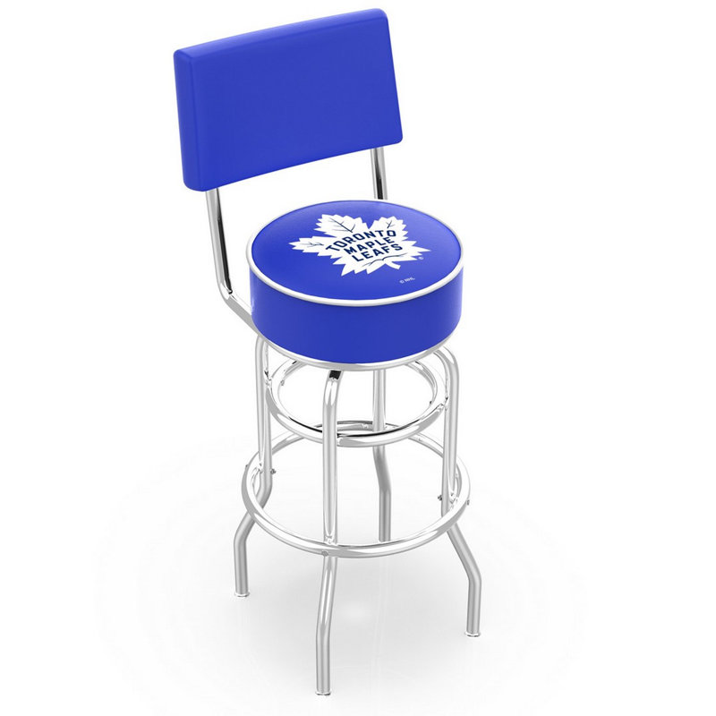 Tabouret tournant 25 "avec coussin NHL, Toronto Maple Leafs
