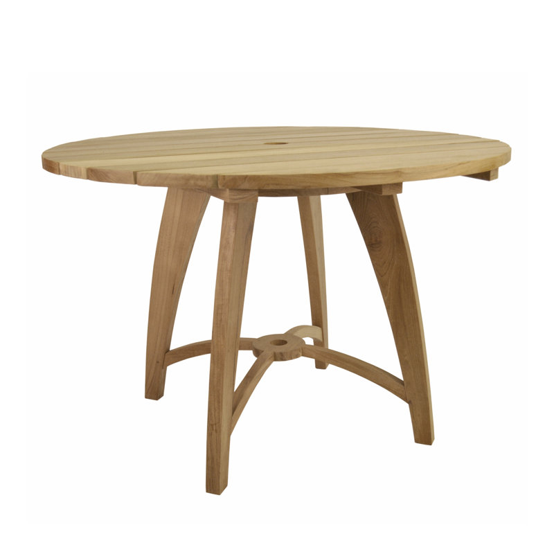 Cadense Outdoor Round Teak Coffee Table