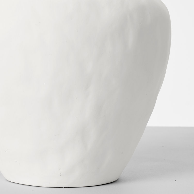 Lombardo Ceramic Table Lamp, Matte White