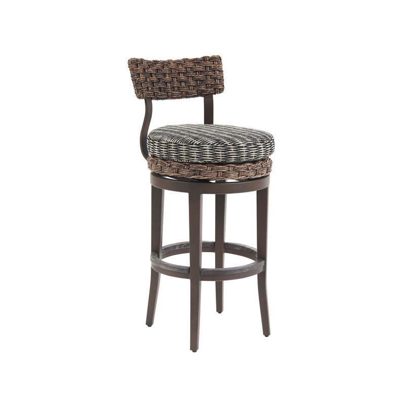 Kilimanjaro Patio Bar Stool with Cushion, 31"