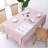 Avighna Rectangle Tiny Houndstooth Cotton Tablecloth-358755327-358755324