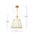 Pullman - Pendant - 3-Light - Brass-1456740984