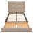 Beverly Upholstered Wingback Storage Bed