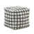 Plaid Black White Polyester