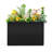 Large Rectangular Planter - Metal Rectangular Planter Box with Drainage Holes for Indoor and Outdoor Use-743315943-743315929