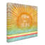 «Follow the sun» par Tammy Kushnir, reproduction d'art textuel sur toile-23102309