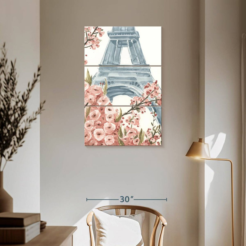 Fleurs de cerisier Nicci Paris I, H 57 po x l 36 po