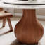 Ikerne Round Dining Table With Lazy Susan Vase-Shaped Solid Wood Pedestal-1378389466-1378389469