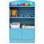 Armoire de rangement pour le salon, la chambre à coucher ou le bureau personnel, bleu clair