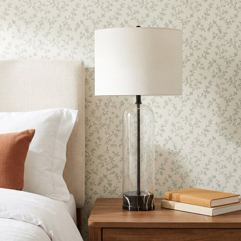 Table Lamp, Black/White
