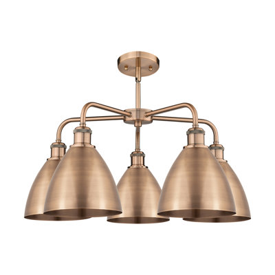 Lustre en dôme à 5 lumières Trickett
