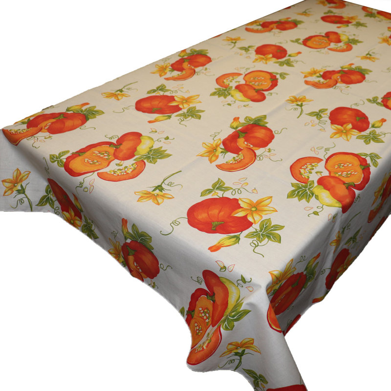 Pumpkin Slices Print Tablecloths, 58" x 120"