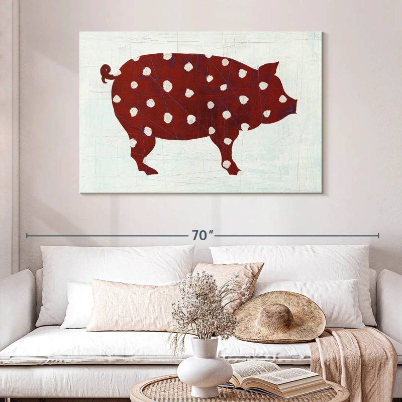 Modern American Farm II, H 32 po x l 48 po
